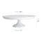 Smarty Had A Party 10.5" White Small Round Plastic Cake Stands (12 Cake Stands), 12PK CS105W-CASE - alternate 2